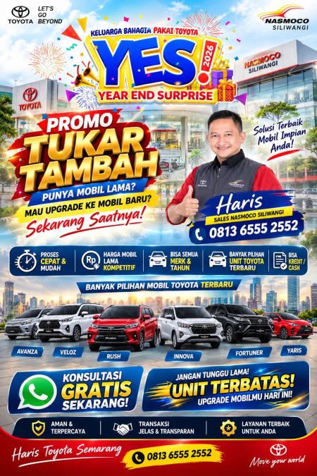 PROMO YEAR END SURPRISE - Promo Toyota Semarang 2026