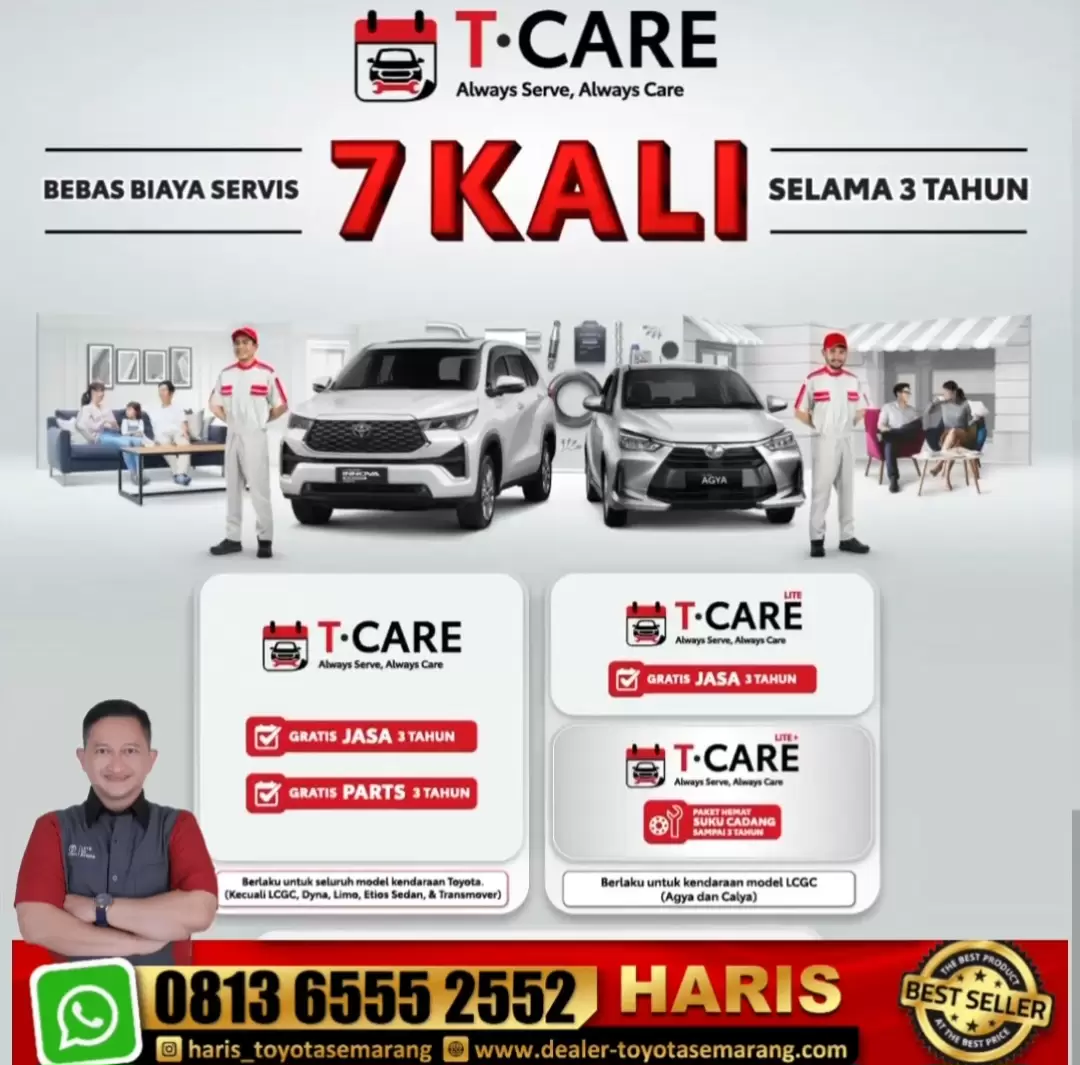 Promo T-CARE SERVICE - Toyota Semarang 2026